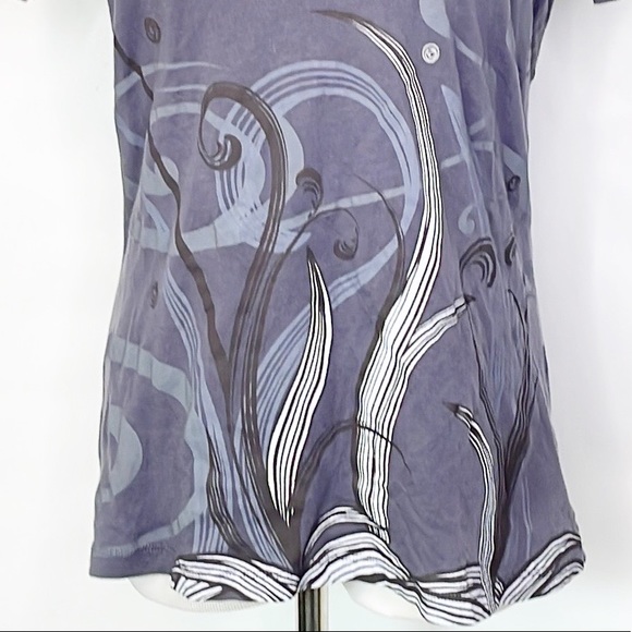 REI Organic Cotton Leaf & Sky Tee (M) - Picture 3 of 7